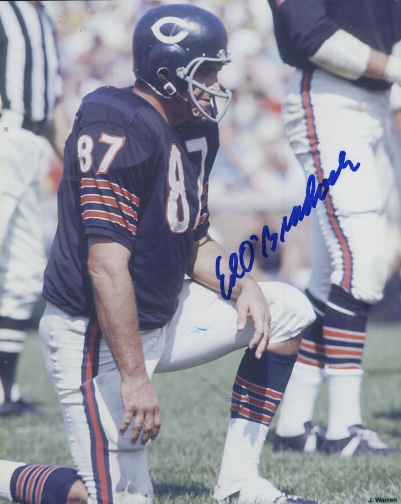 ED O'BRADOVICH BEARS  SIGNED AUTOGRAPHED 8X10 PHOTO W/ COA