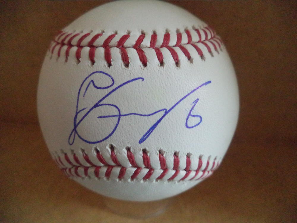 JONATHAN SCOOP BALTIMORE ORIOLES SIGNED AUTOGRAPH ML BASEBALL BECKETT D27592
