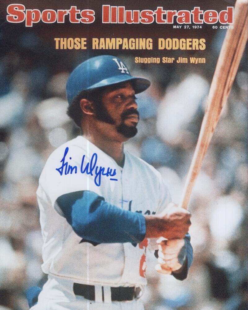 JIM WYNN DODGERS SI SIGNED AUTOGRAPHED 8X10 PHOTO W/ COA