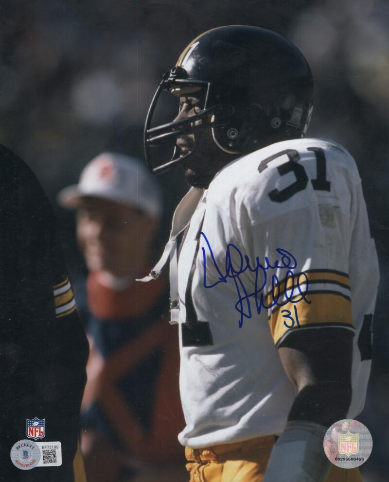 DONNIE SHELL PITTSBURGH STEELERS SIGNED AUTOGRAPHED 8X10 PHOTO BECKETT BF72199