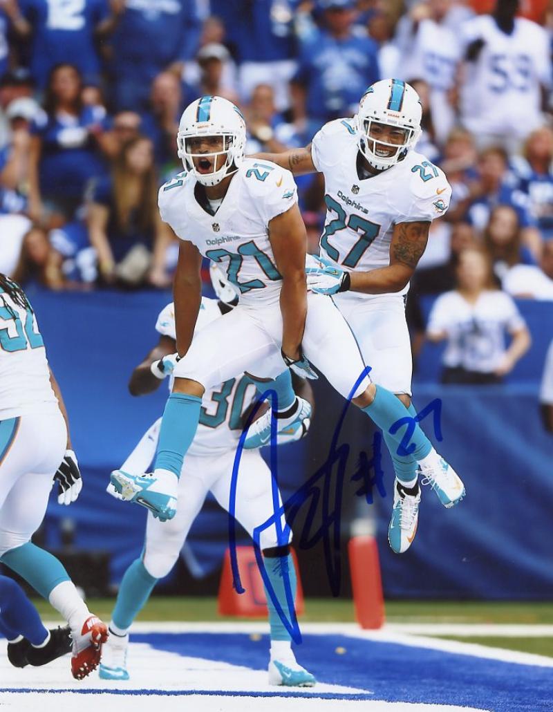 JIMMY WILSON W/ GRIMES MIAMI DOLPHINS SIGNED AUTOGRAPHED  8X10 PHOTO W/COA