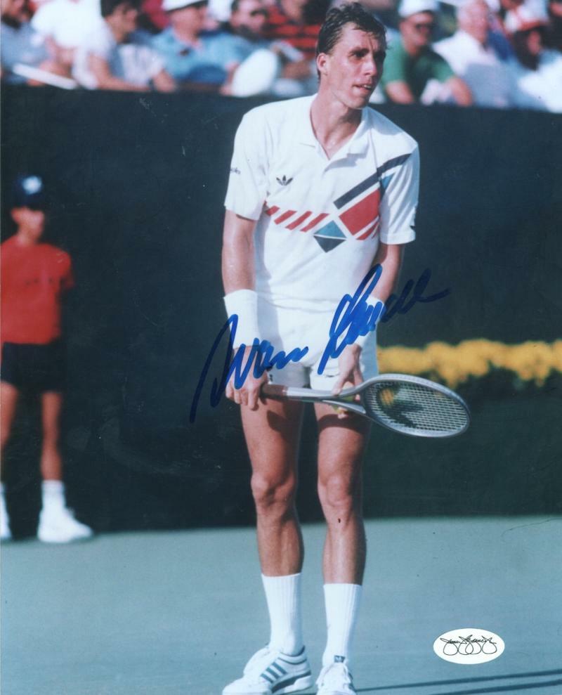 IVAN LENDL MENS TENNIS LEGEND SIGNED AUTOGRAPHED 8X10 PHOTO JSA SOA