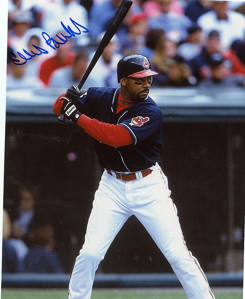 ELLIS  BURKS     CLEVELAND  INDIANS     SIGNED 8X10