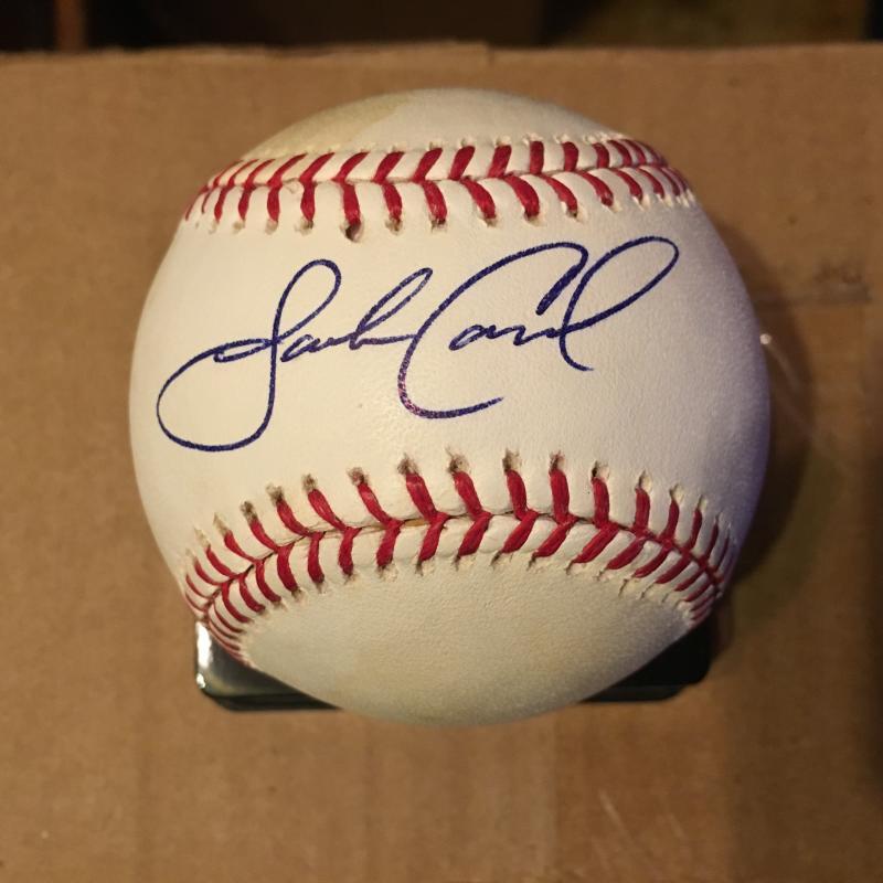 JACK CASSEL CLEVELAND INDIANS SIGNED AUTOGRAPHED M.L. BASEBALL W/COA