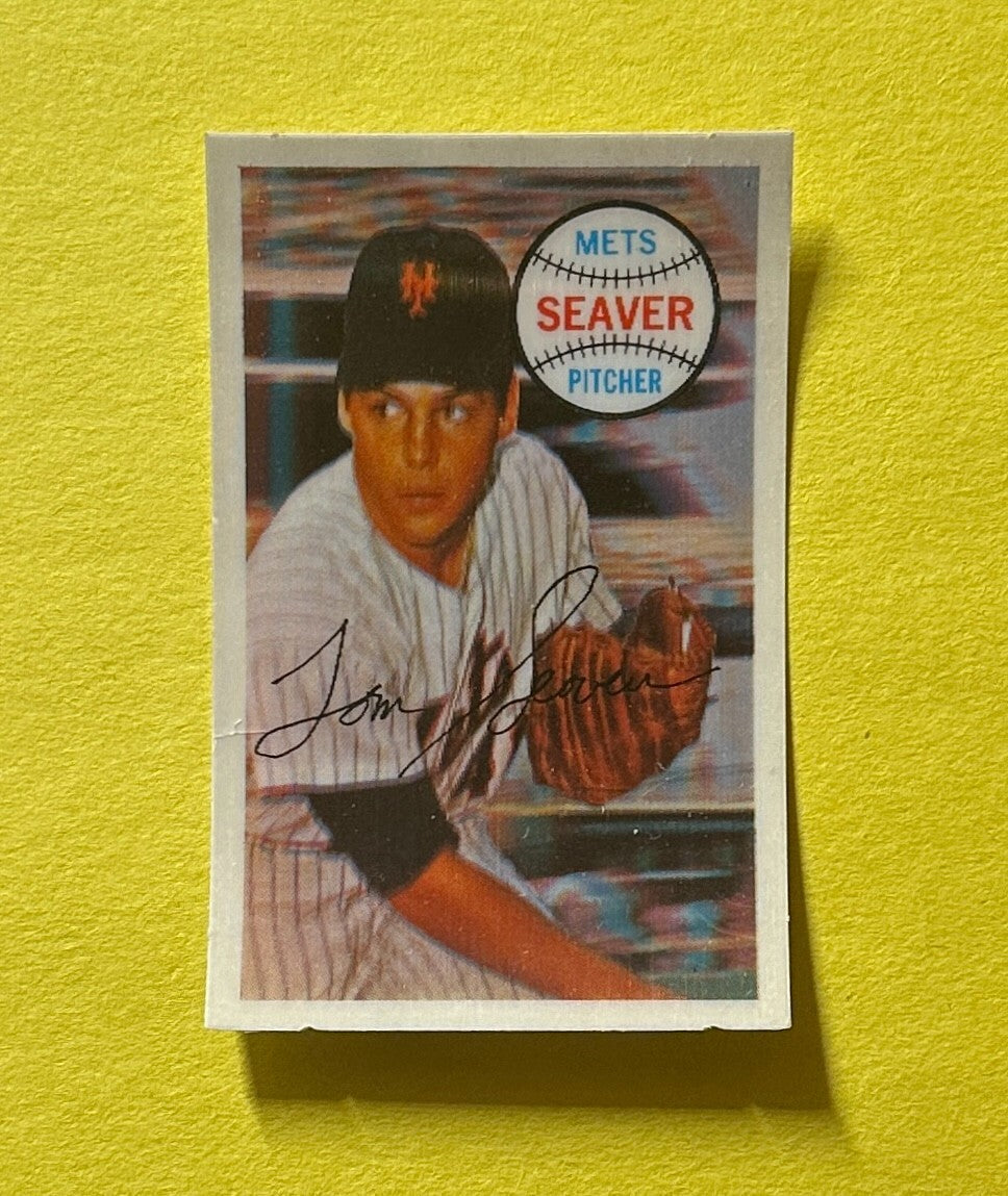 1970 KELLOGG'S 3-D TOM SEAVER #7 METS HOF