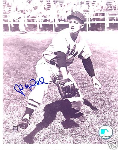 JOHN  'WINDY' MCCALL  BOSTON  RED  SOX   SIGNED 8X10