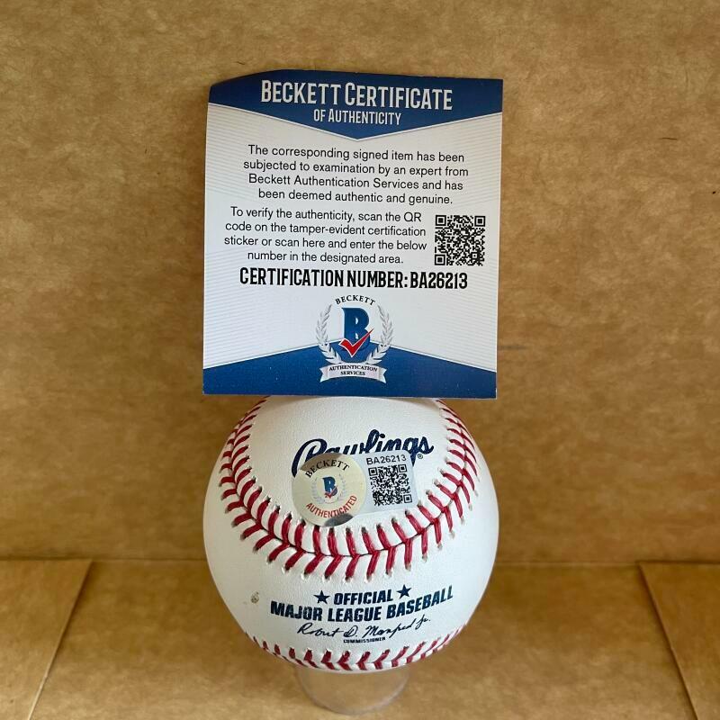 PAUL BROWN PHILADELPHIA PHILLIES SIGNED AUTOGRAPHED M.L. BASEBALL BAS BA26213