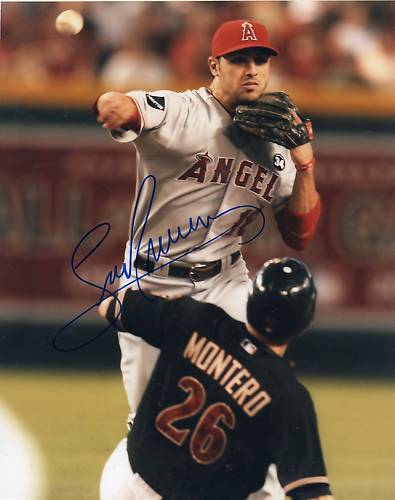 SEAN RODRIGUEZ  ANGELS/RAYS    SIGNED 8X10 PHOTO