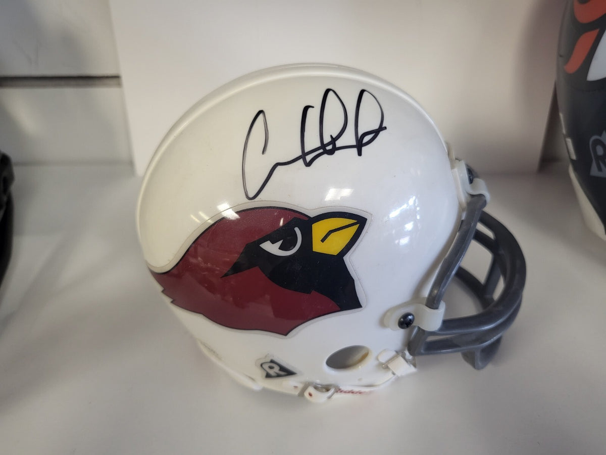 ANDRE WADSWORTH ARIZONA CARDINALS  SIGNED AUTO RIDDELL MINI HELMET W/ COA