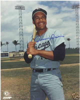 TOMMY DAVIS CHICAGO WHITE SOX SIGNED 8X10 PHOTO W/COA
