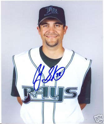 ANDY SONNANSTINE TAMPA BAY DEVIL RAYS SIGNED 8X10 PHOTO