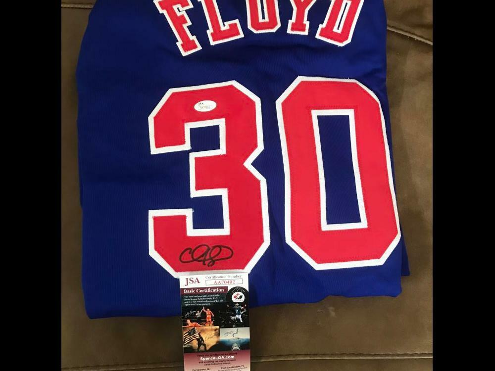 CLIFF FLOYD  MONTREAL EXPOS #30   SIGNED AUTOGRAPHED JERSEY JSA AA70402