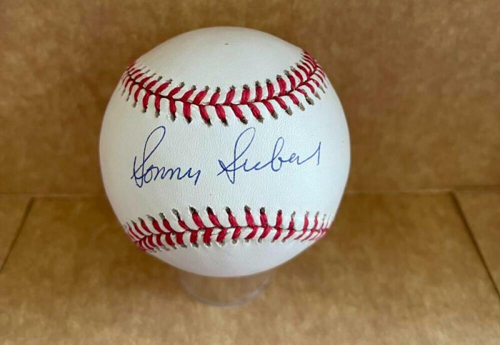 SONNY SIEBERT ST. LOUIS CARDINALS SIGNED VINTAGE N.L. BASEBALL BAS BA26113