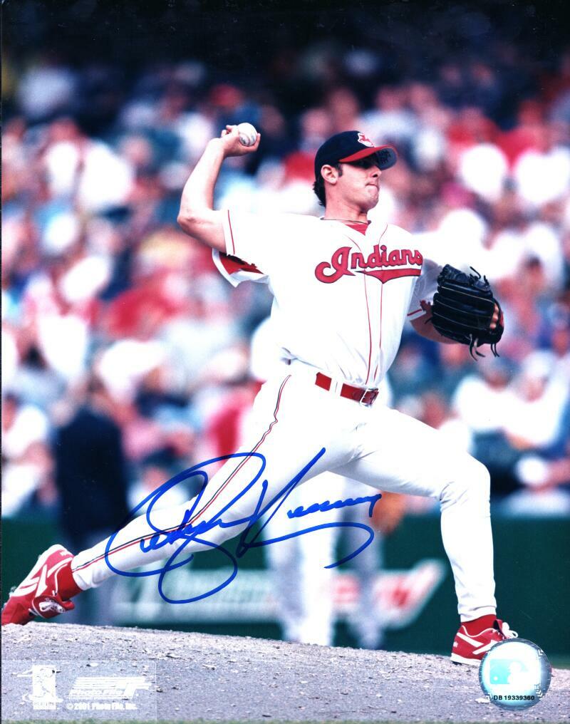 STEVE KARSAY CLEVELAND INDIANS  SIGNED AUTOGRAPHED 8X10 PHOTO W/ COA