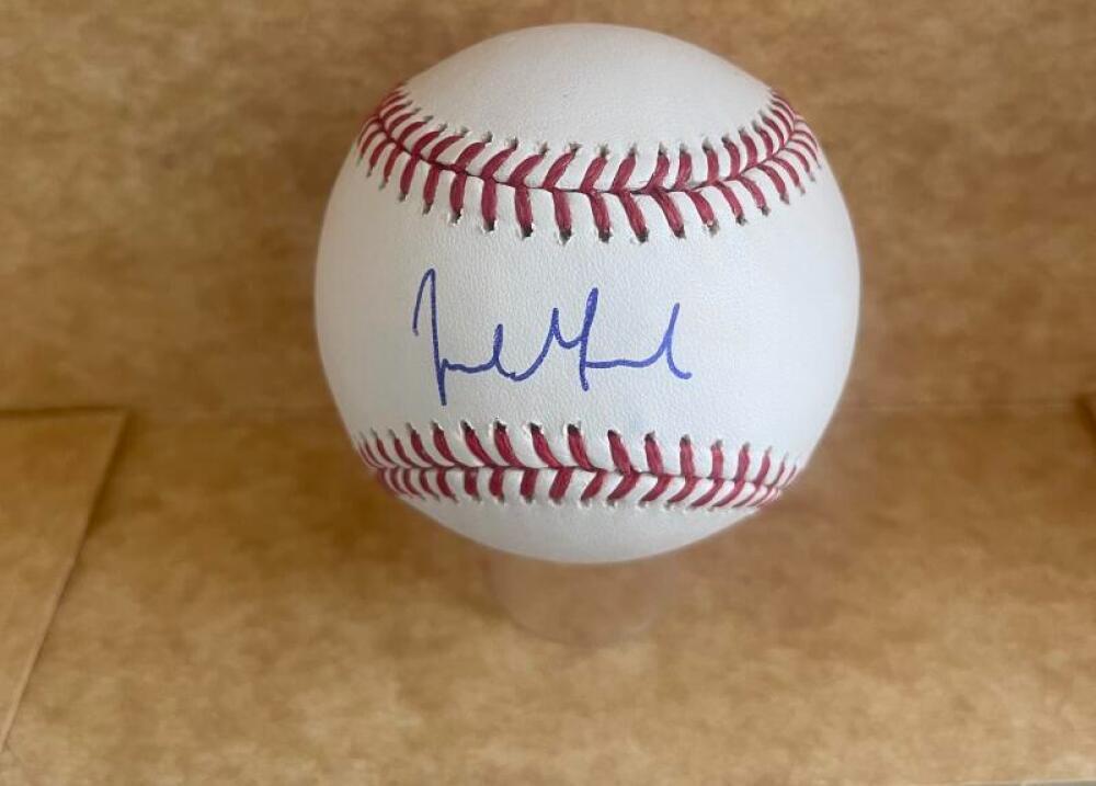 JORDAN GROSHANS MIAMI MARLINS  SIGNED AUTOGRAPHED M.L. BASEBALL BECKETT AUTH