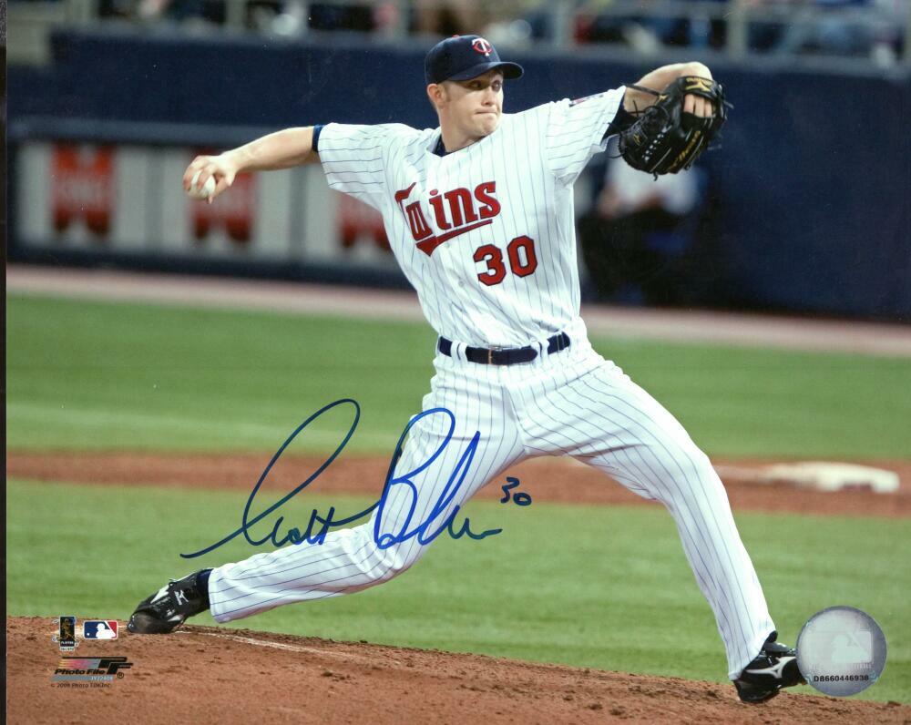 SCOTT BAKER MINNESOTA TWINS SIGNED AUTOGRAPHED 8X10 PHOTO W/ COA