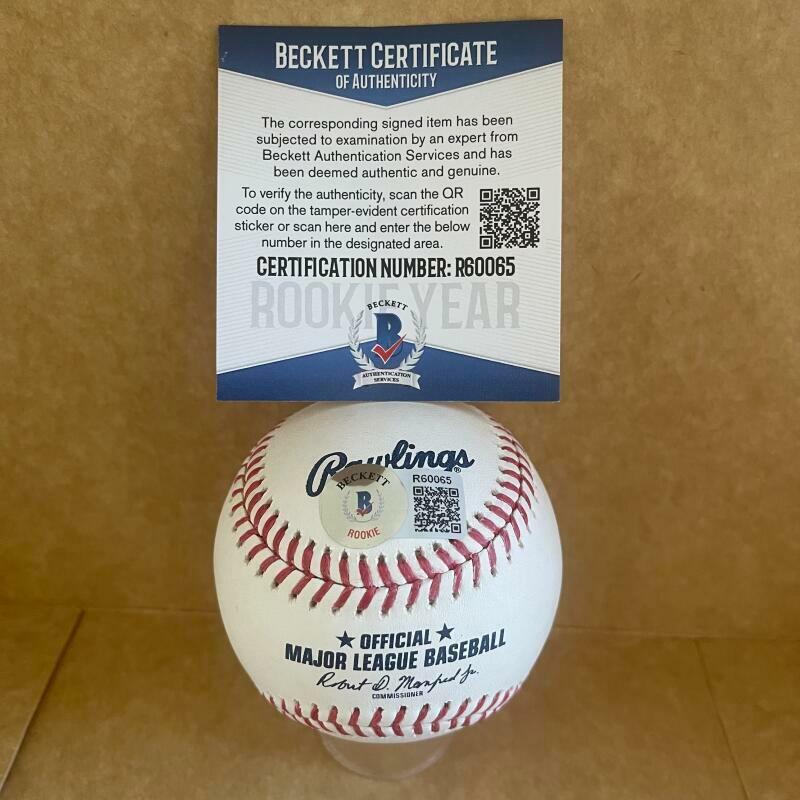 CHRISTIAN ROA CINCINNATI REDS ROOKIE YEAR SIGNED AUTO M.L. BASEBALL BAS R60065
