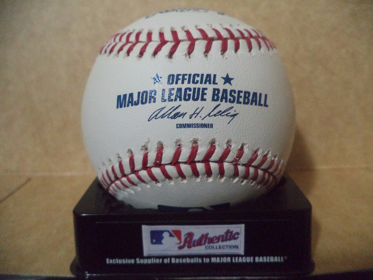 GRANT GREEN GIANTS/ANGELS/NATIONALS SIGNED AUTOGRAPHED M.L. BASEBALL W/COA