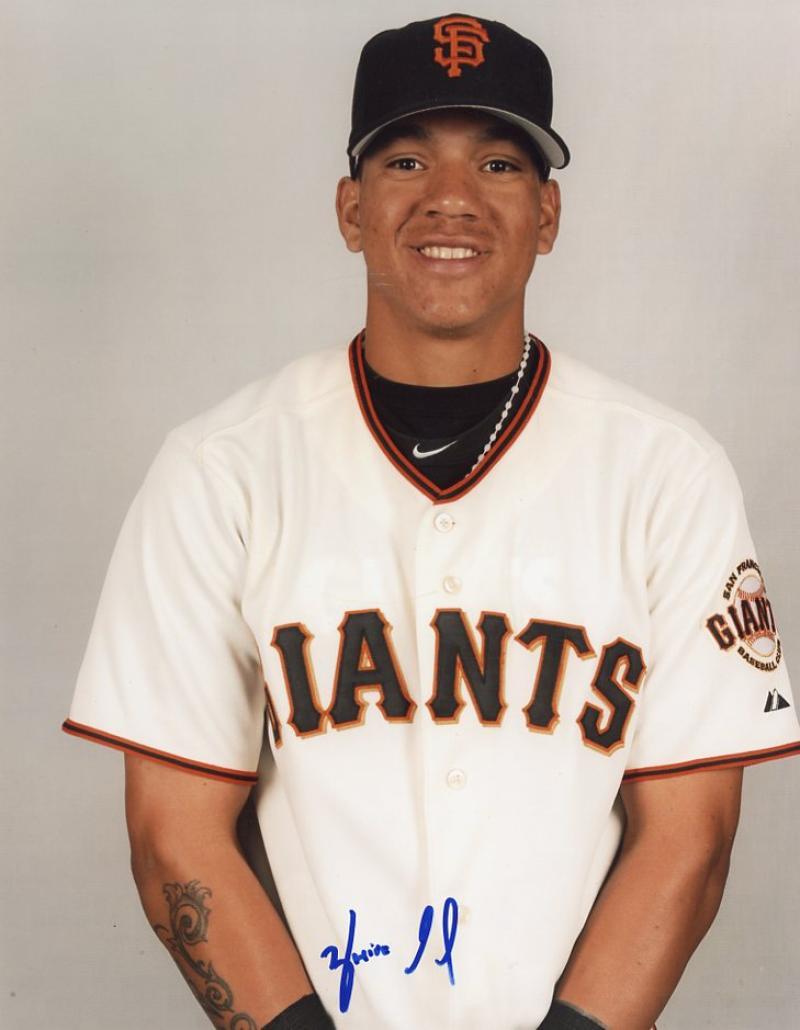EHIRE ADRIANZA SAN FRANCISCO GIANTS SIGNED AUTOGRAPHED 8X10 PHOTO W/COA