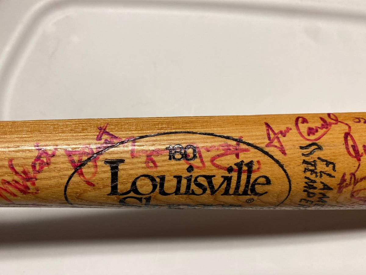MLB GREATS MULTI SIGNED AUTOGRAPH LV SLUGGER MEMORIAL CLASSICS SPLIT BAT COA !!