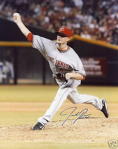 JOSH ROENICKE  CINCINNATI REDS  SIGNED 8X10
