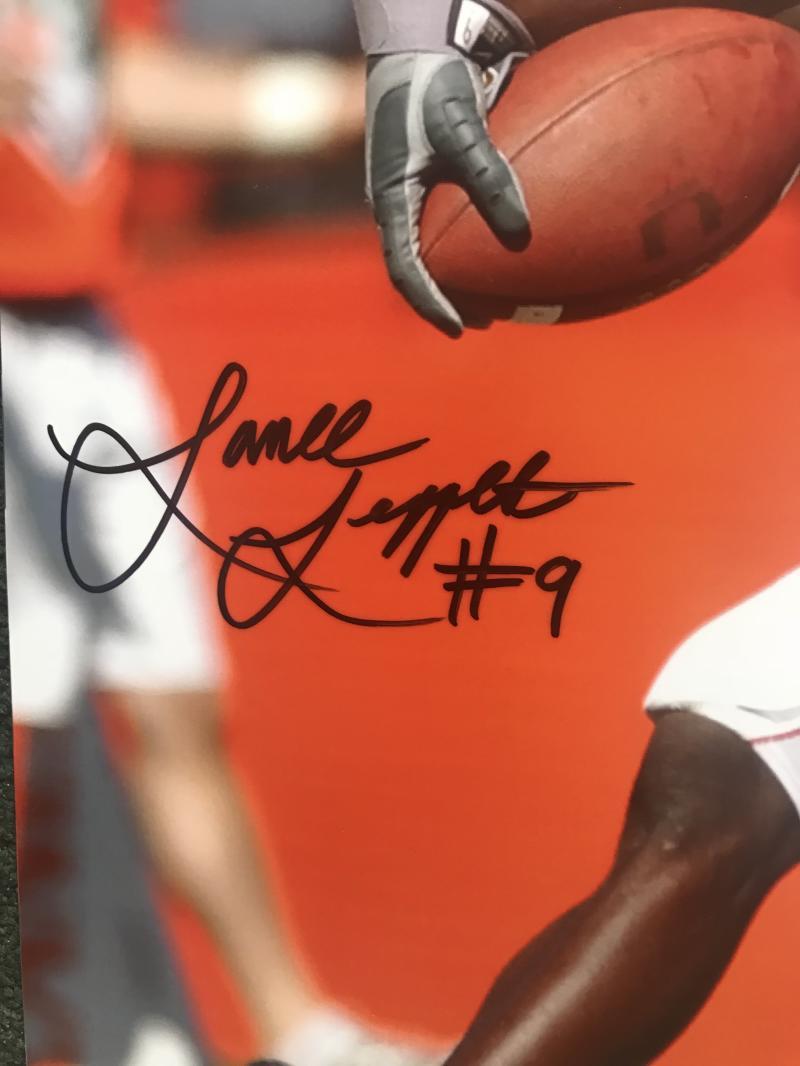 LANCE LEGGETT MIAMI HURRICANES SIGNED AUTOGRAPHED 16X20 PHOTO W/COA