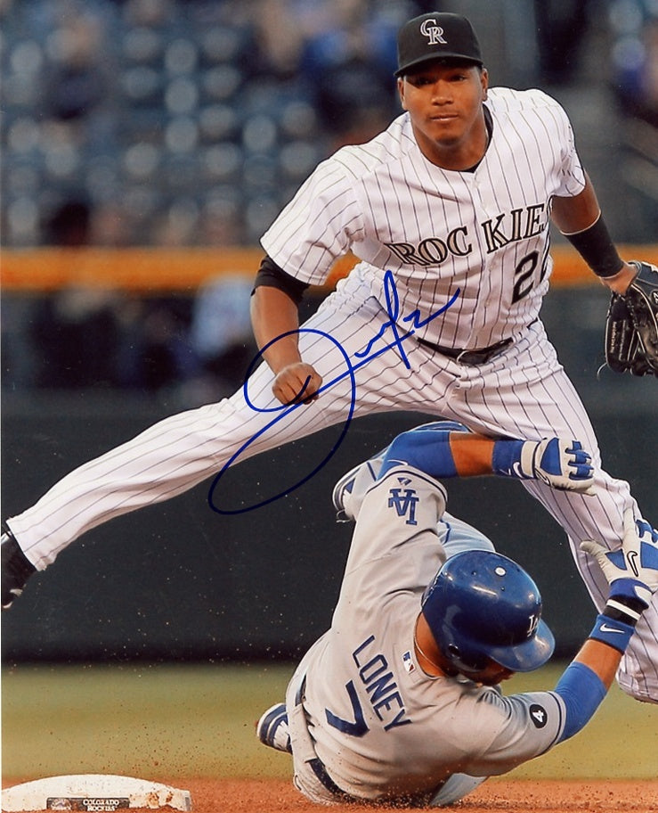 JUAN  LOPEZ    COLORADO ROCKIES    SIGNED AUTOGRAPHED 8X10  PHOTO