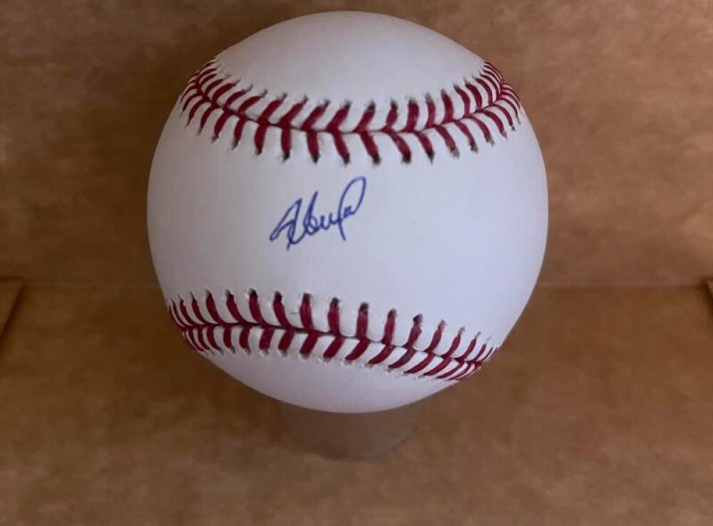 ABEL BASTIDAS TIGERS SIGNED AUTOGRAPHED M.L. BASEBALL BECKETT AUTH