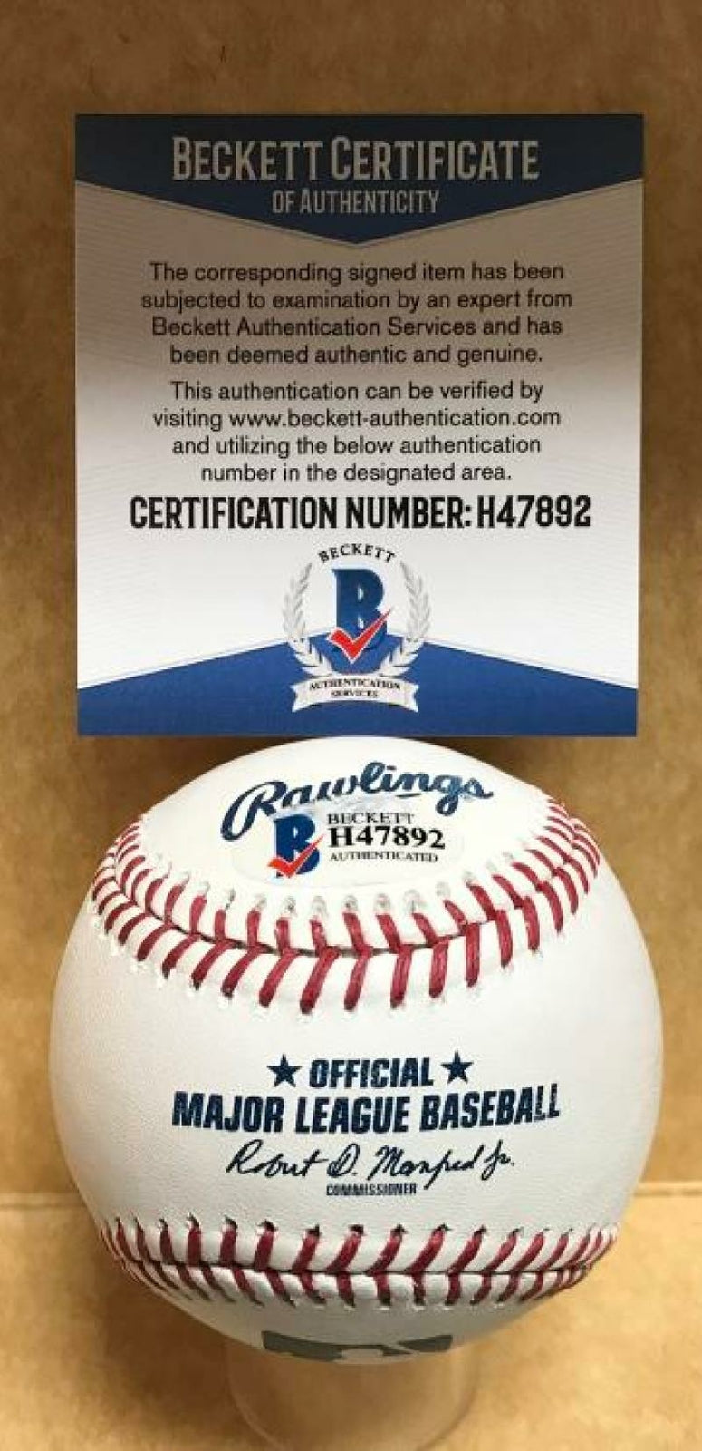 CARLOS PENA RANGERS/CUBS/RED SOX ESPN SIGNED AUTO M.L. BASEBALL BECKETT H47892