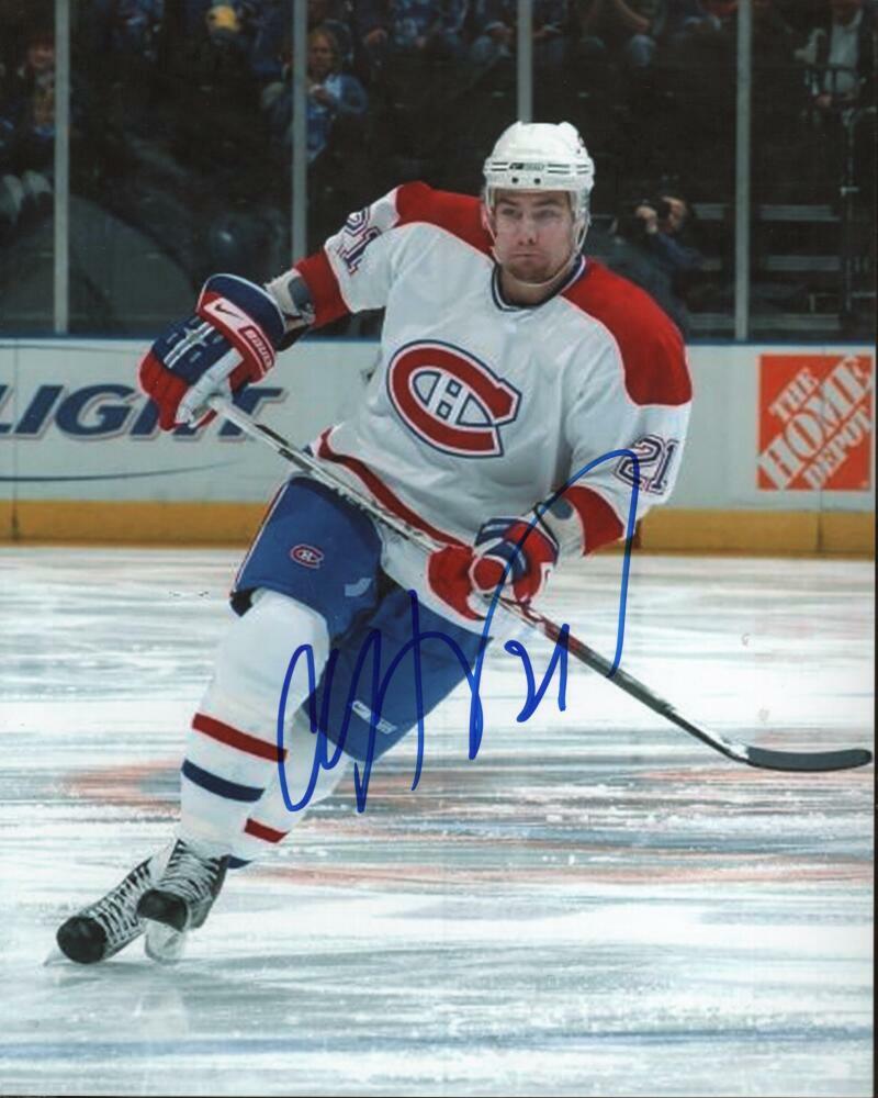 CHRIS HIGGINS MONTREAL CANADIENS SIGNED AUTOGRAPHED 8X10 PHOTO W/ COA