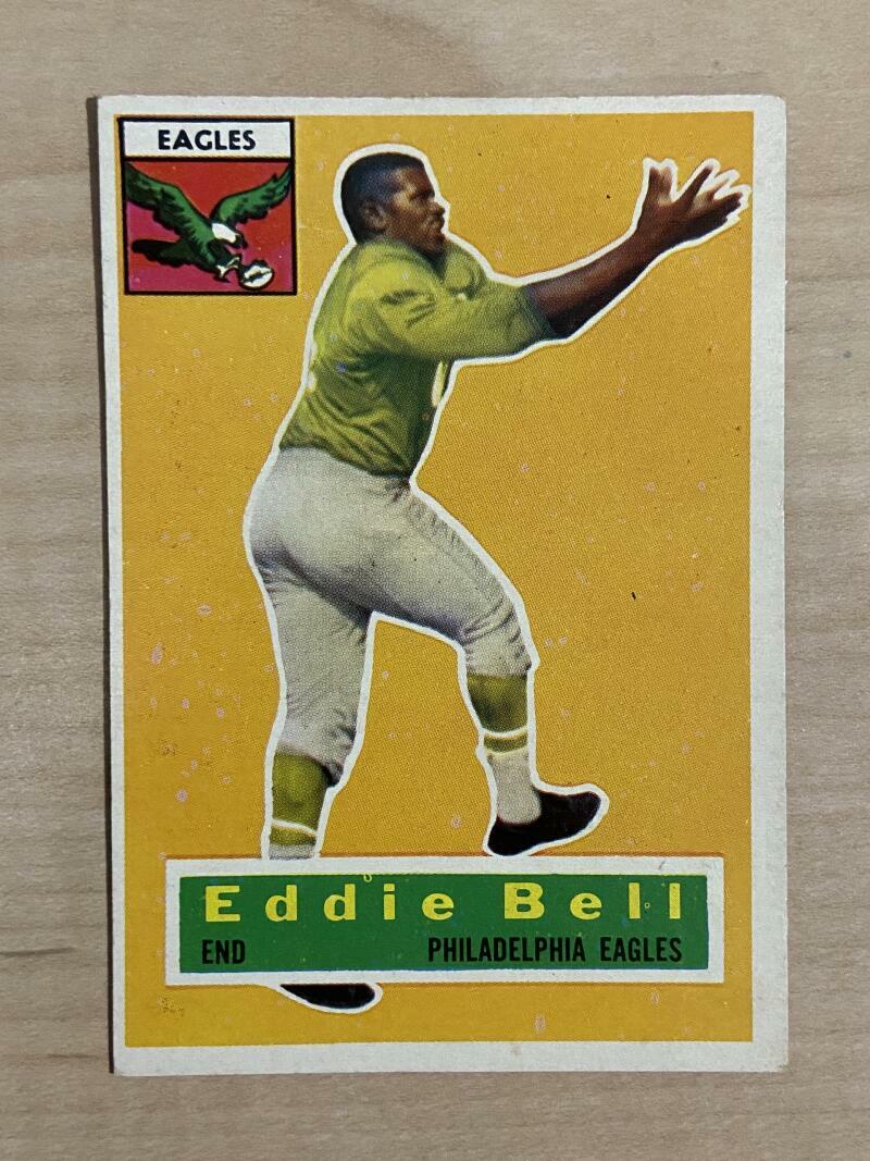 1956 TOPPS EDDIE BELL PHILADELPHIA EAGLES #4 EXPLUS