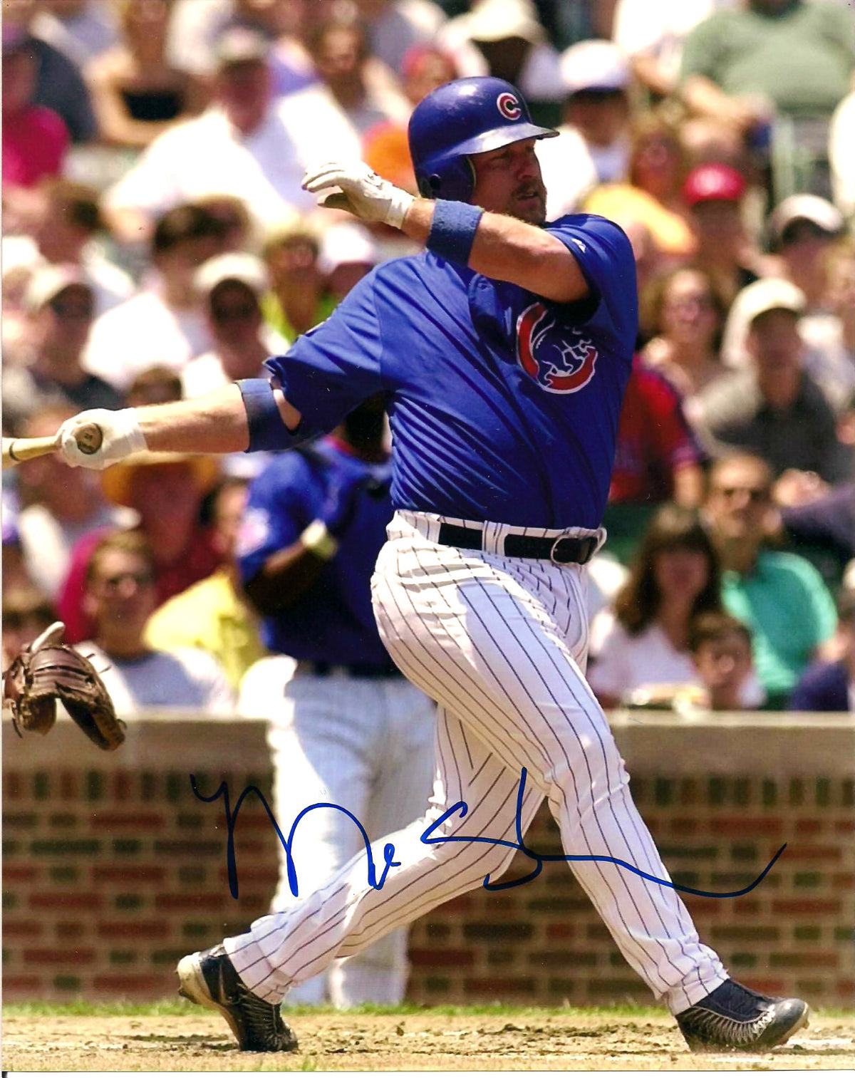 MARK GUTHRIE CHICAGO CUBS AUTOGRAPHED SIGNED 8X10 PHOTO W/COA