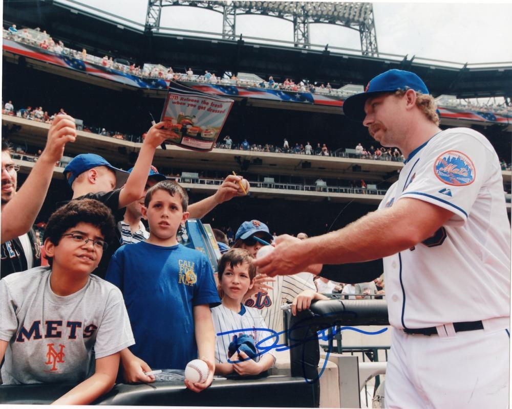 DALE THAYER NEW YORK METS SIGNING SIGNED AUTOGRAPHED 8X10 PHOTO W/COA