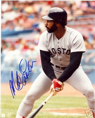 MIKE EASLER BOSTON RED SOX SIGNED 8X10 PHOTO W/COA