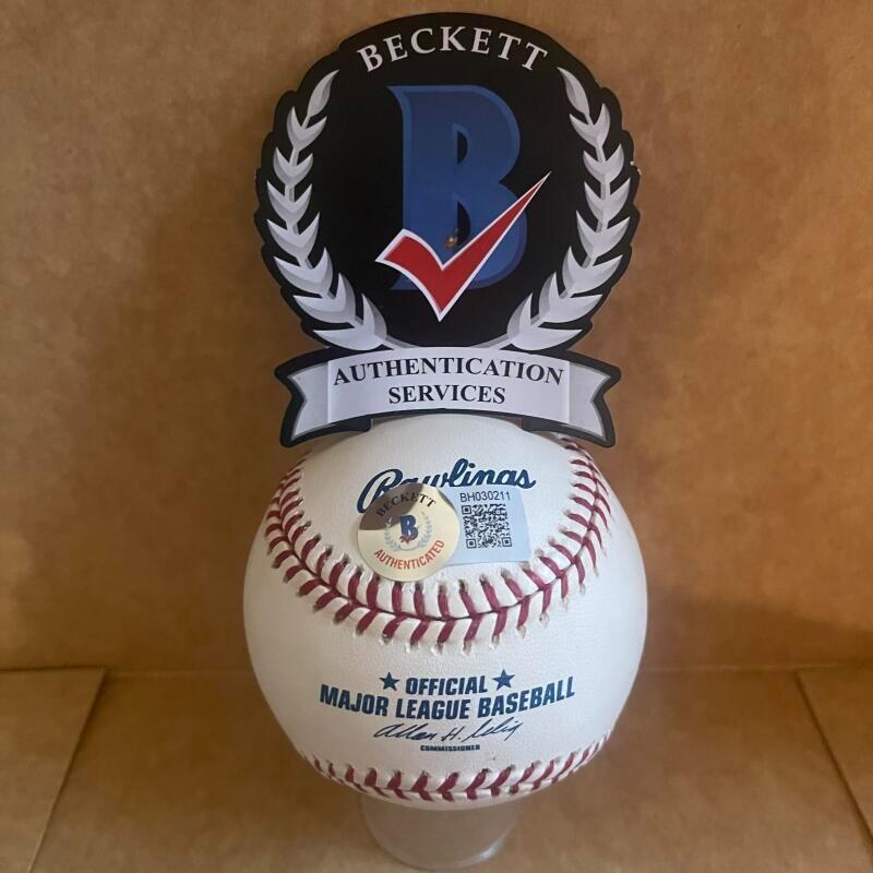 DARYLE WARD ASTROS/DODGERS SIGNED AUTO M.L. BASEBALL BECKETT AUTHENTICATED
