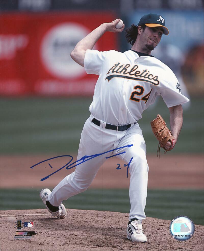 DAN HAREN OAKLAND A'S SIGNED AUTOGRAPHED 8X10 PHOTO W/ COA