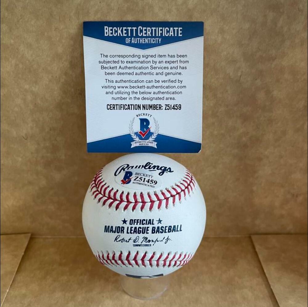 GREGG OLSON 89 A.L. ROY ORIOLES SIGNED AUTOGRAPHED M.L. BASEBALL BAS  Z51459