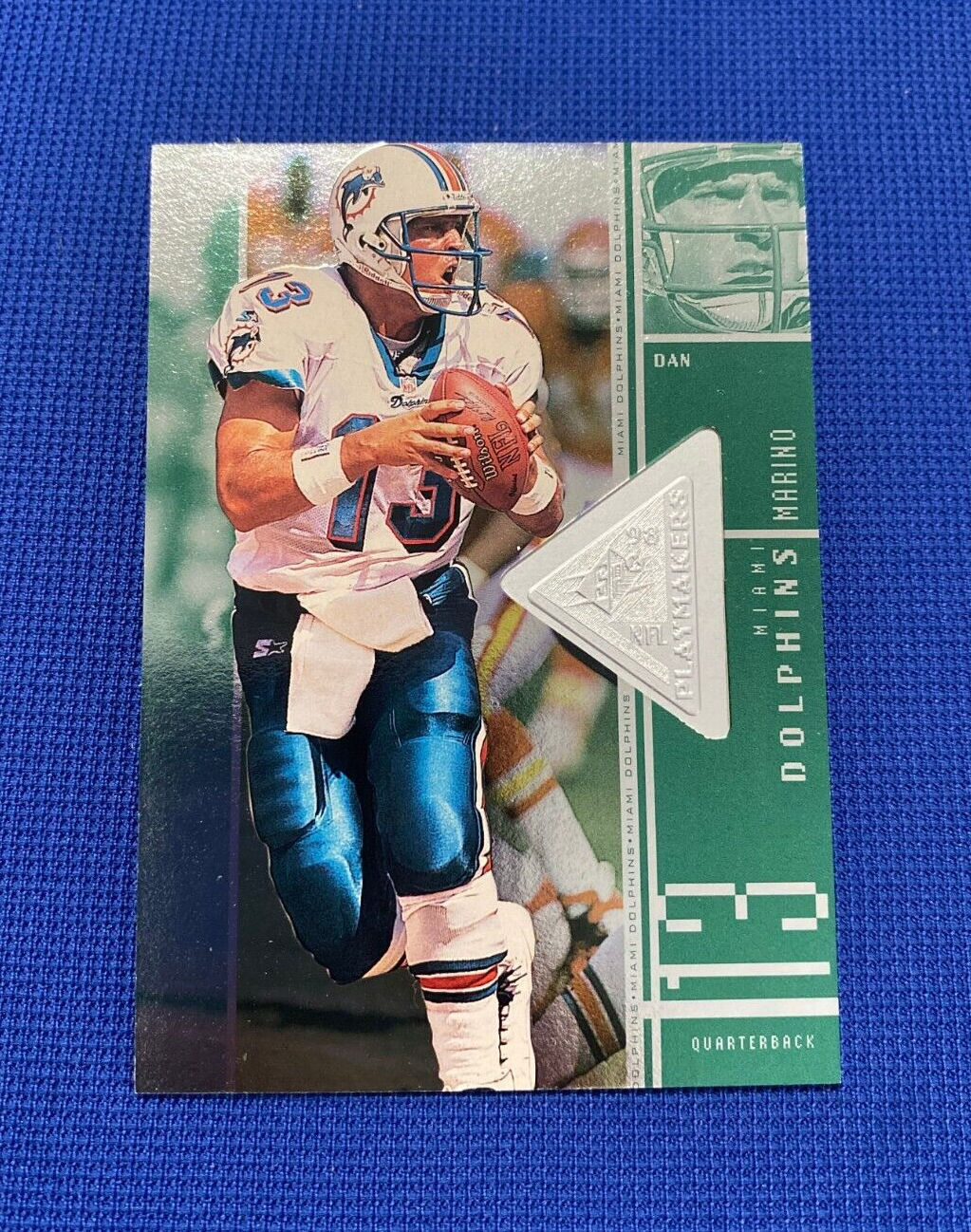 1998 UPPER DECK SPX DAN MARINO MIAMI DOLPHINS PLAYMAKERS CARD /5500