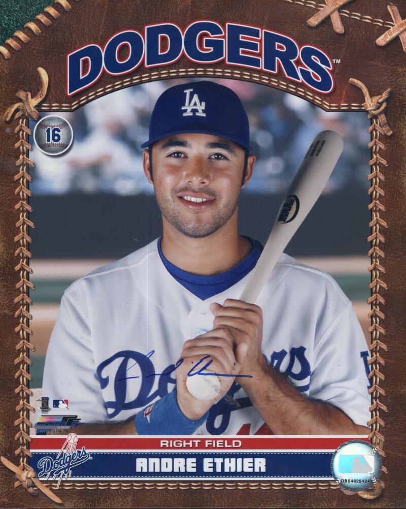 ANDRE ETHIER DODGERS SIGNED AUTOGRAPHED 8X10 PHOTO W/ COA