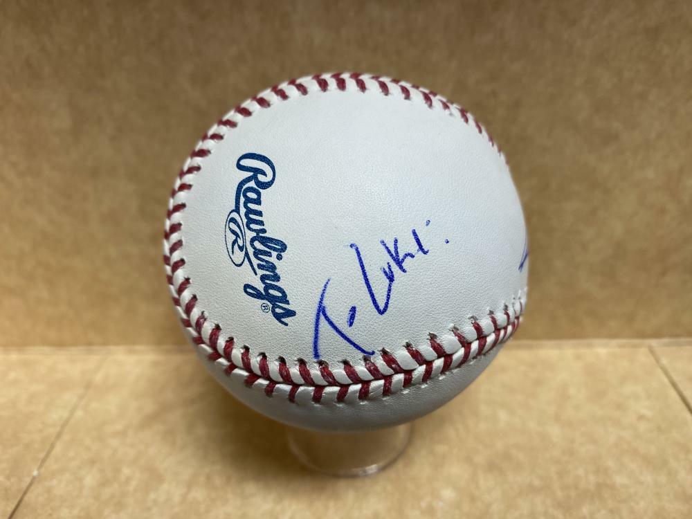 LARS ANDERSON BOSTON RED SOX PERSONALIZED SIGNED AUTO M.L. BASEBALL W/ COA