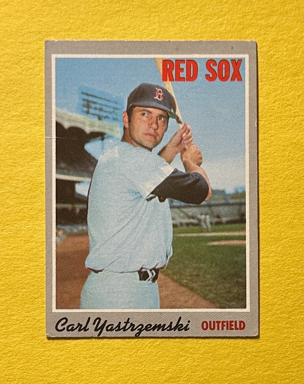 1970 TOPPS CARL YASTRZEMSKI #10 RED SOX HOF