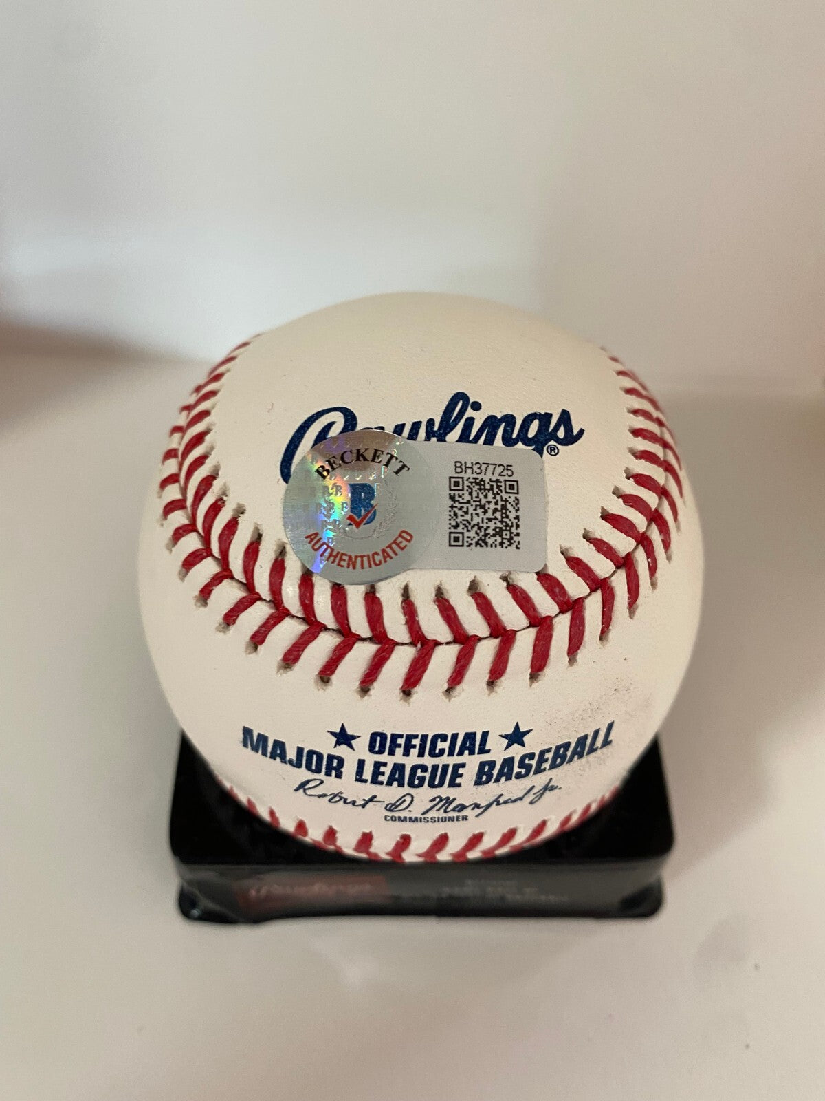 JUSTIN TURNER DODGERS/BLUE JAYS SIGNED AUTOGRAPHED M.L. BASEBALL BECKETT !!