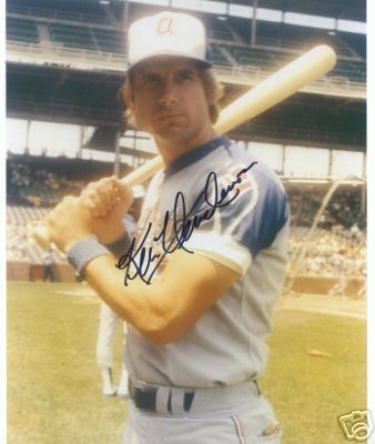 KEN HENDERSON ATLANTA BRAVES SIGNED 8X10 PHOTO W/COA