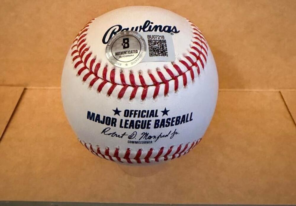 BILL MAZEROSKI  PITTSBURGH PIRATES 8XGG SIGNED AUTO M.L. BASEBALL BECKETT AUTH