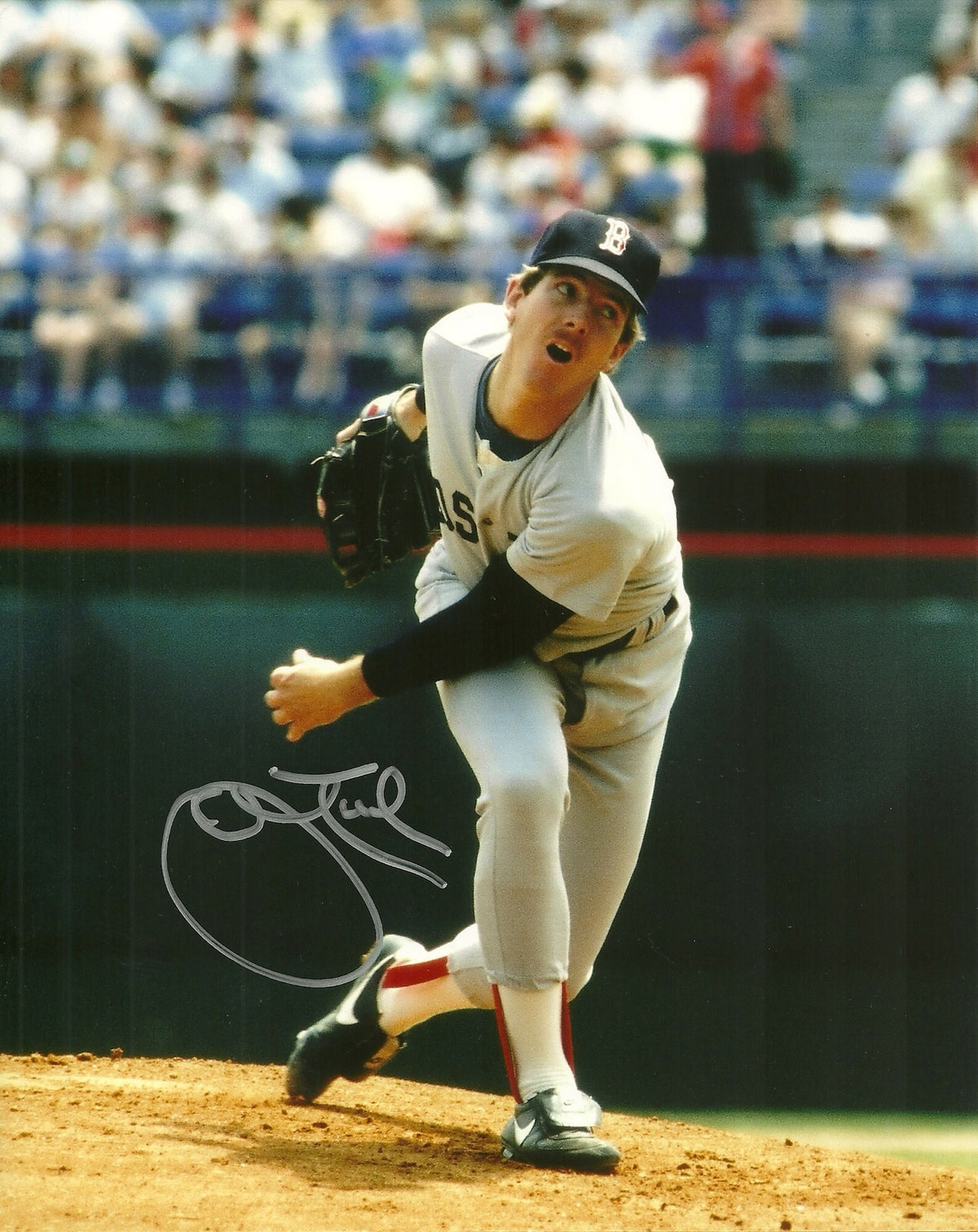 JOHN TUDOR BOSTON RED SOX SIGNED AUTO 8x10 PHOTO W/COA