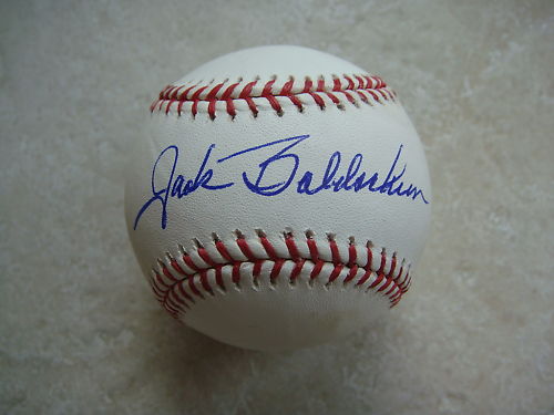 JACK BALDSCHUN REDS/PHILLIES SIGNED OFFICIAL ML BALL