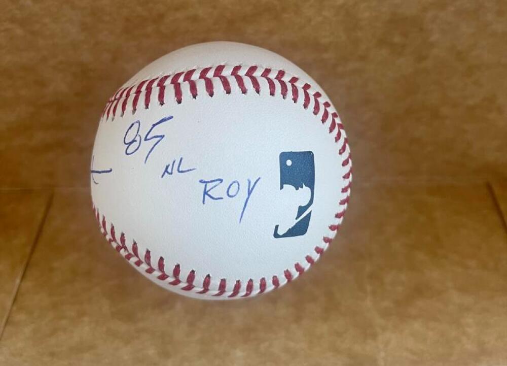 VINCE COLEMAN CARDINALS 1985 NL ROY SIGNED AUTO M.L. BASEBALL JSA WA448403