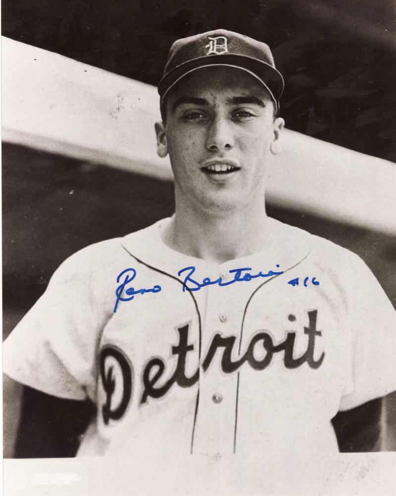RENO BERTOIA DETROIT TIGERS SIGNED AUTOGRAPHED 8X10 PHOTO W/ COA