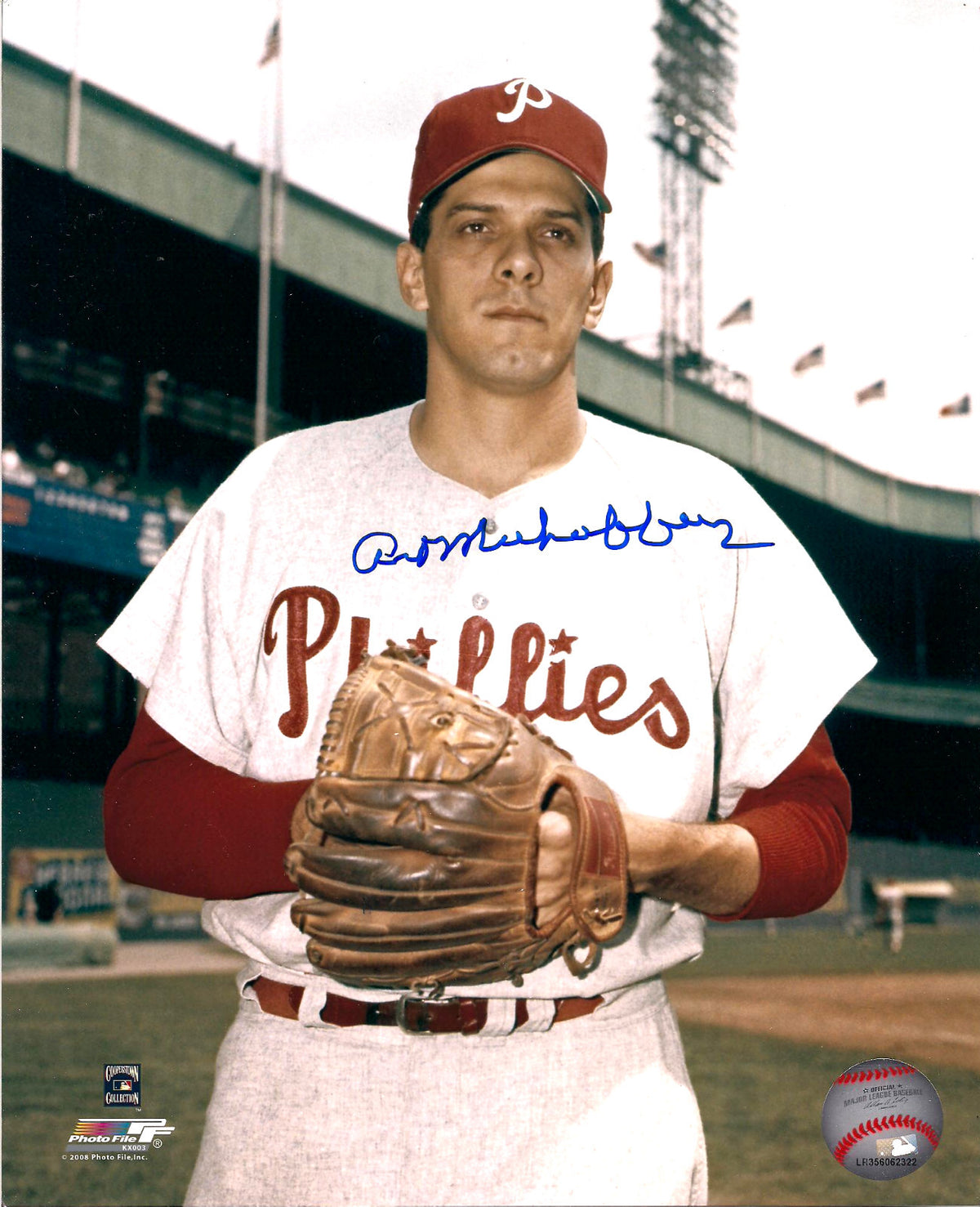 ART MAHAFFEY PHILADELPHIA PHILLIES SIGNED AUTOGRAPHED 8X10 PHOTO W/COA