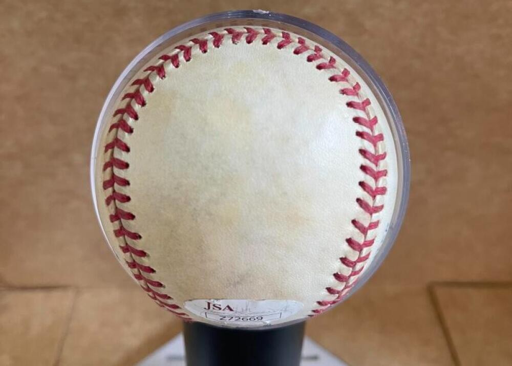 MICKEY MANTLE NY YANKEES SIGNED AUTOGRAPHED A.L. BASEBALL BAS LOA 
